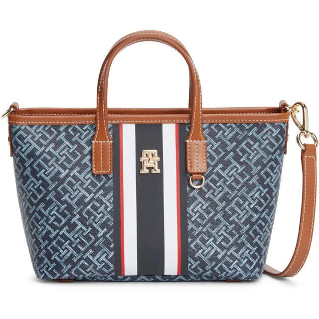 Tommy Hilfiger Tas Tommy Hilfiger Th Monoplay Mini Tote Stripe Le - Fashion Wear - Vrouwen Blauw